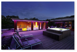 Rooftop Spa im Wellnesshotel in Mainz