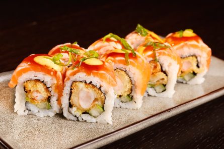 Sushi Platte in der Weinbar im Favorite Parkhotel